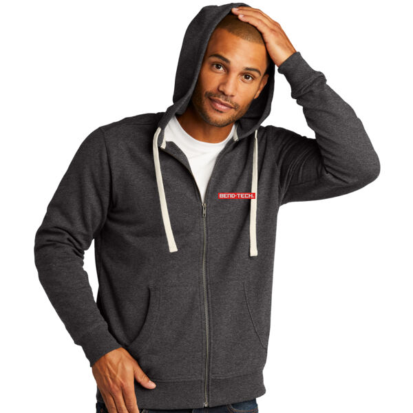 District Re-Fleece Full-Zip Hoodie - Embroidered Logo Thumbnail