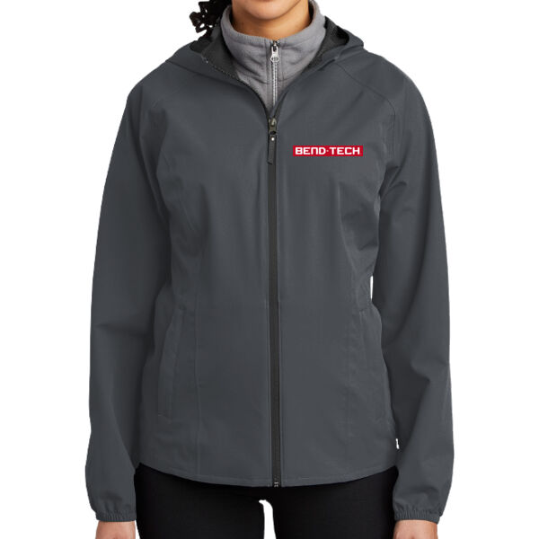 Port Authority Ladies Essential Rain Jacket - Printed Logo Thumbnail